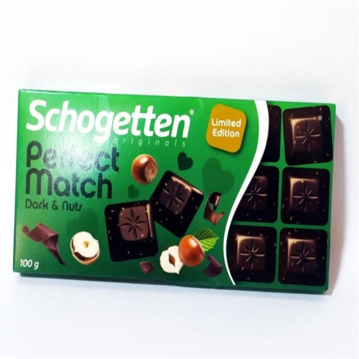 Шоколадная плитка SCHOGETTEN DARK 100гр