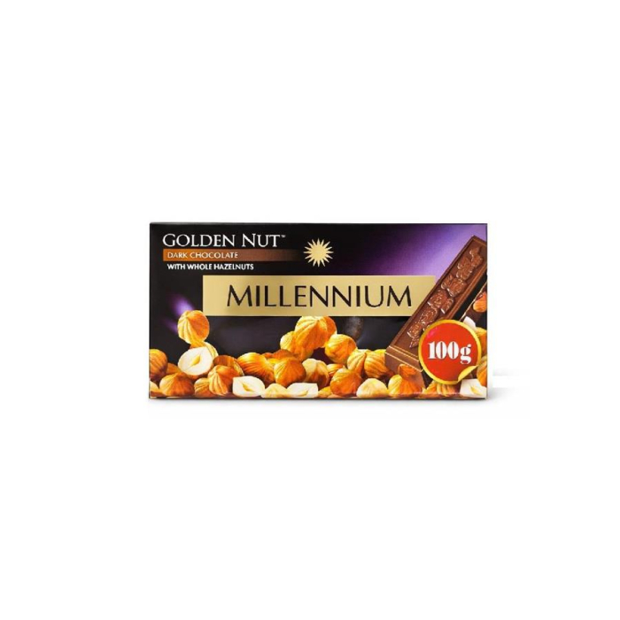 Шоколад MILLENNIUM GOLD черный с орехом 100гр
