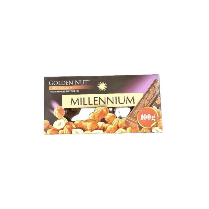 Шоколад MILLENNIUM GOLD молочный с Миндалем 100гр