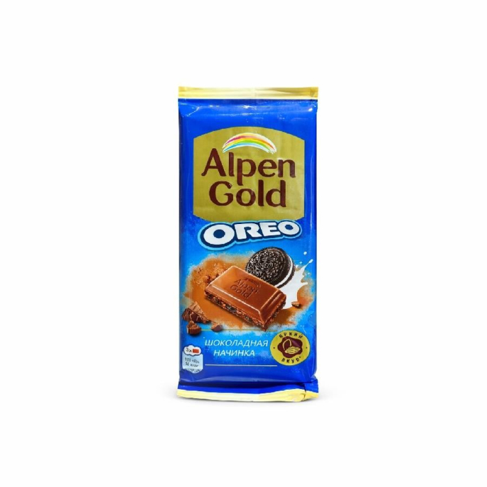 Шоколадная плитка ALPEN GOLD Oрео Молочный 90гр
