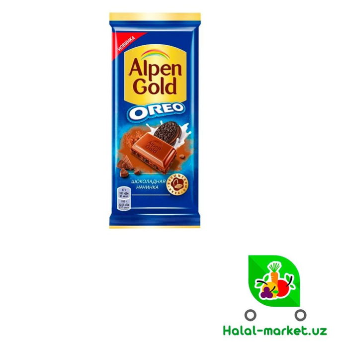 Шоколад ALPEN GOLD OREO Шоколадная начинка 90гр