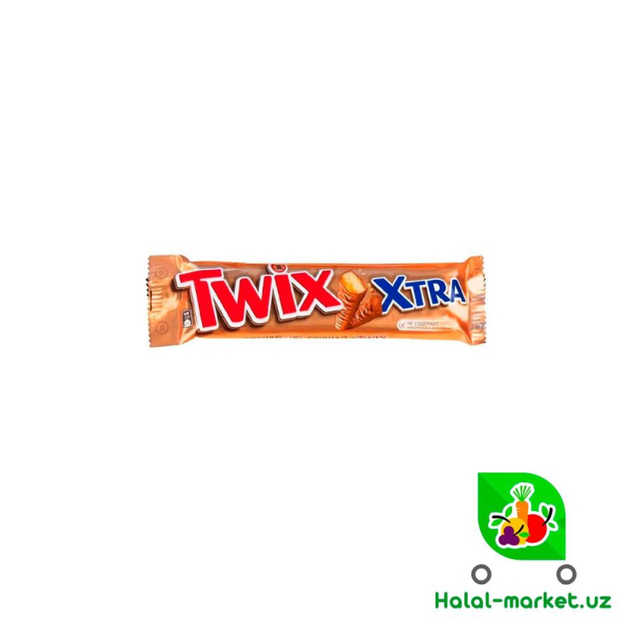 Батончик TWIX XTRA 82гр
