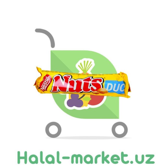 Шоколад NUTS DUO CRUNCH 60гр