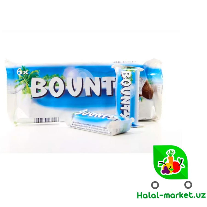 Батончики BOUNTY 6x 28,5гр