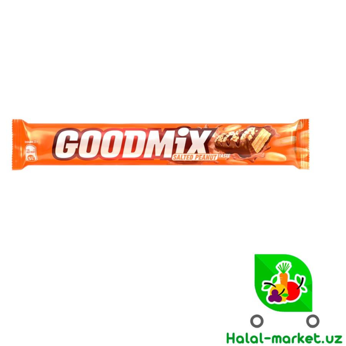 Шоколадный батончик GOODMIX SALTED PEANUT 46гр