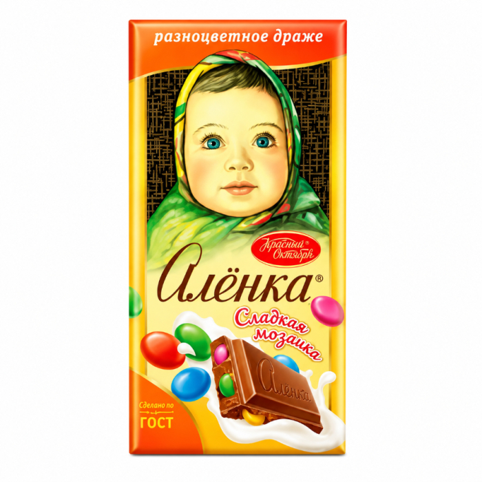 Шоколад АЛЕНКА Сладкая Мазаика 90гр