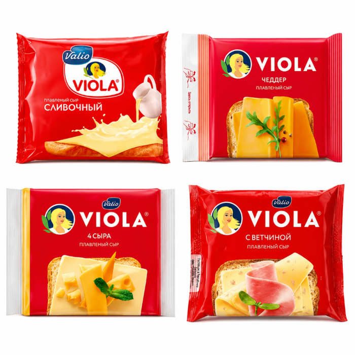 VIOLA плавленый СЫР Нарезка 140г