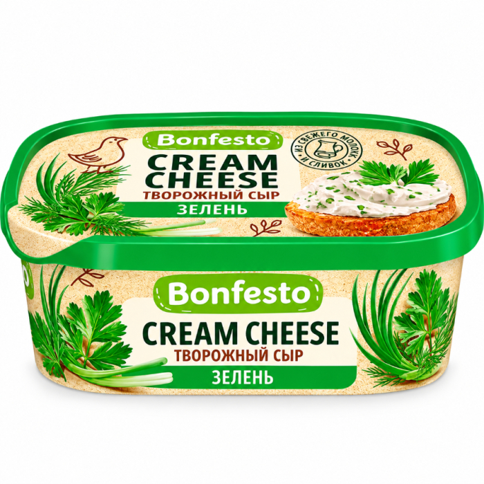 Cream Cheese BONFESTO зелень 140гр