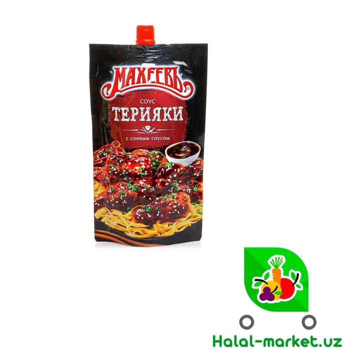 Соус деликатесный Махеевь "Терияки" ДОЙ-ПАК с дозатором 230гр