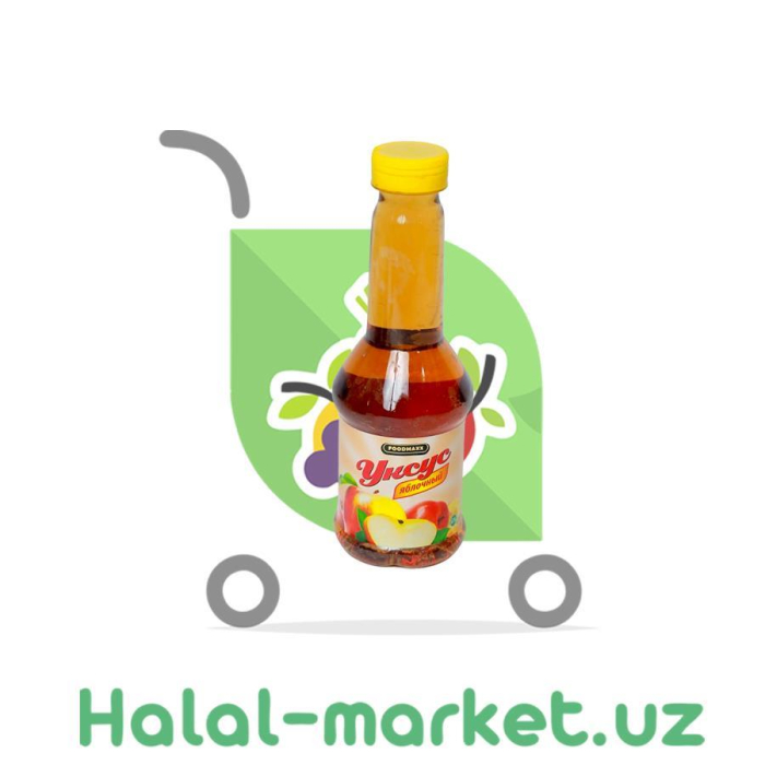 Уксус FOODMAX 6% Яблочный 230мл