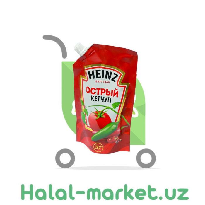 Кетчуп HEINZ Острый Кетчуп 320гр д/п