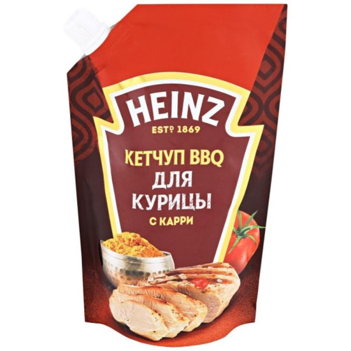Кетчуп HEINZ BBQ для курицы с Карри 350гр