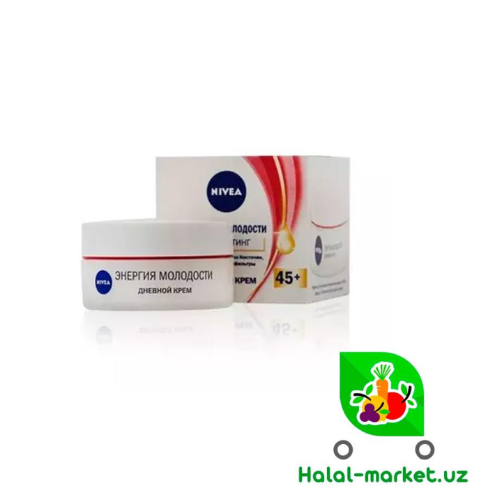 Дневной крем NIVEA энергия молодости Лифтинг 45+ 50мл