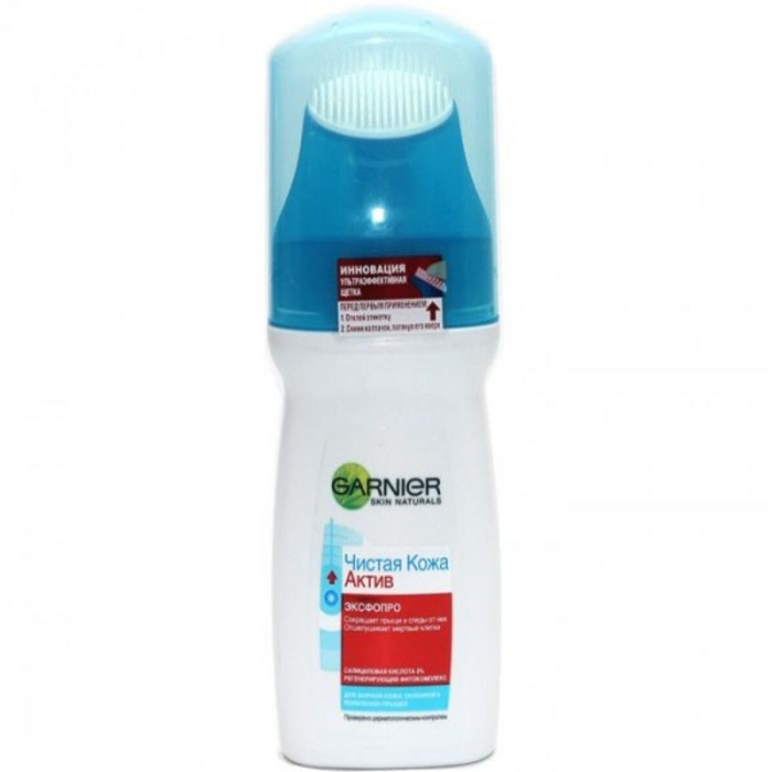 Гель с щеткой GARNIER Чистая Кожа 150мл