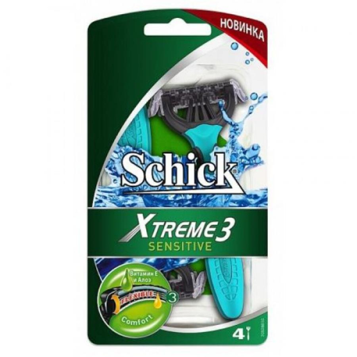 Станок одноразовый SCHICK XTREME 3 GREEN