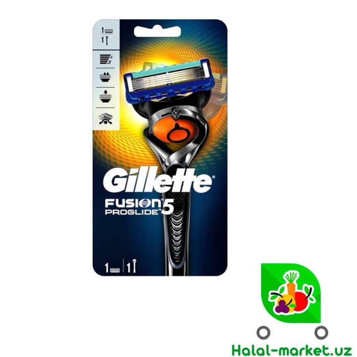 Бритвенный станок GILLETTE Fusion 5 Proglide с 2 кассетой