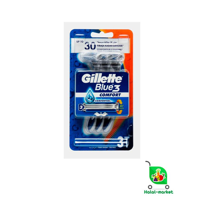 Станок GILLETTE BLUE 3 PLUS 3шт