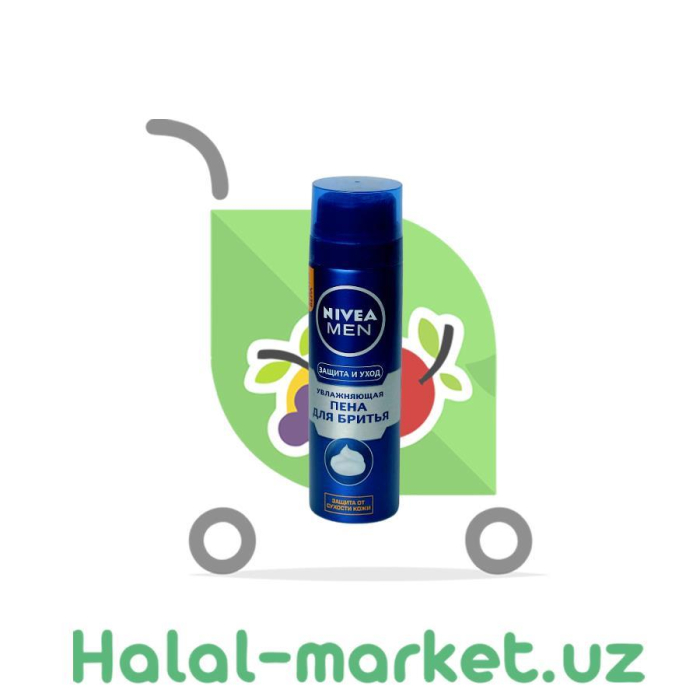 Гель для бритья NIVEA MEN Защита и Уход 200мл