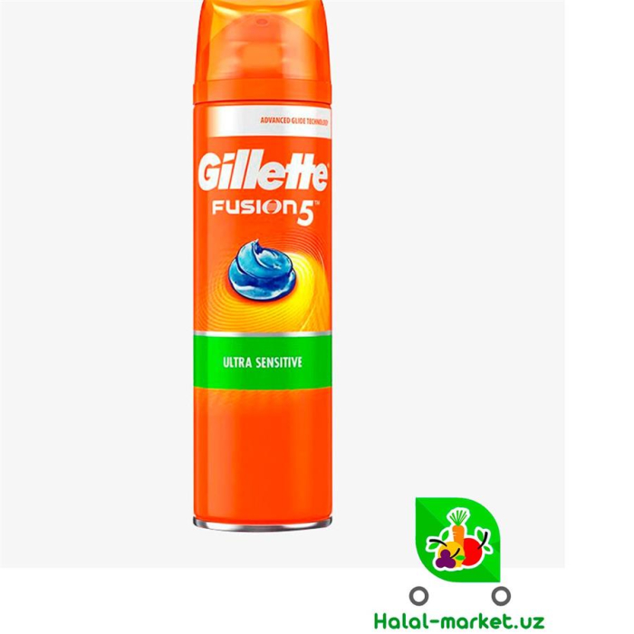 Гель для бритья GILLETTE Fusion 5 200мл