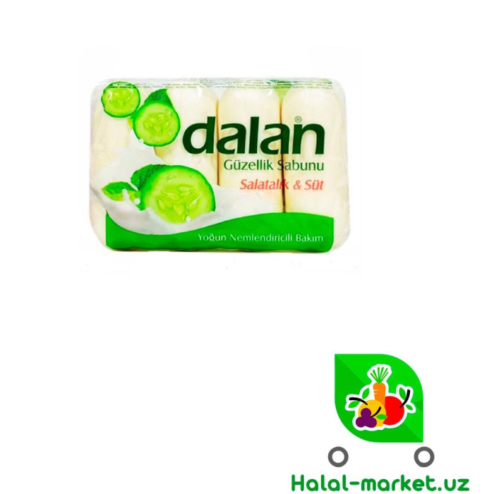 Мыло DALAN 2в1 Огурец,Молоко 90гр*4/360гр