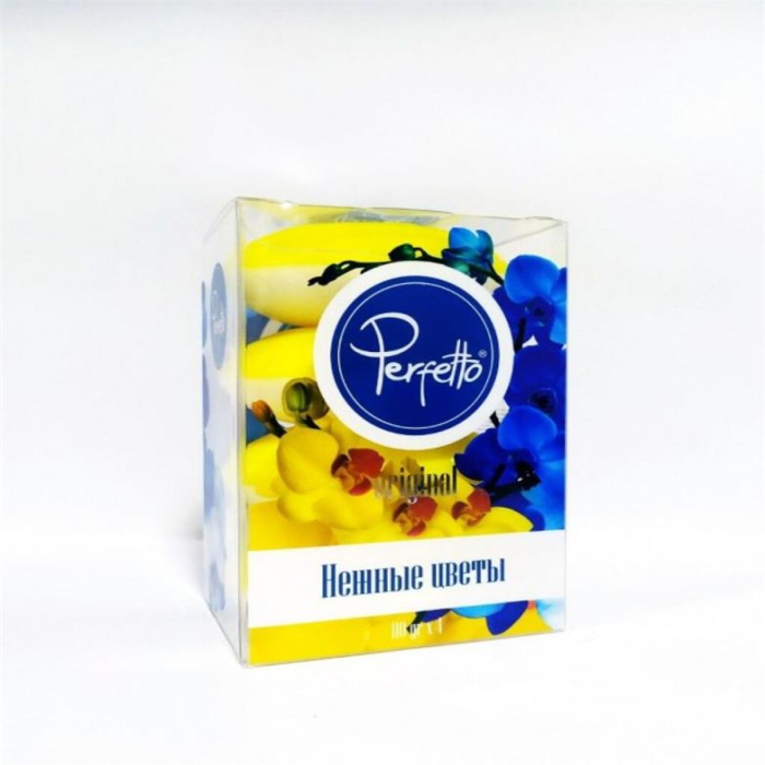 Мыло PERFETTO Нежные Цветы 4*110гр
