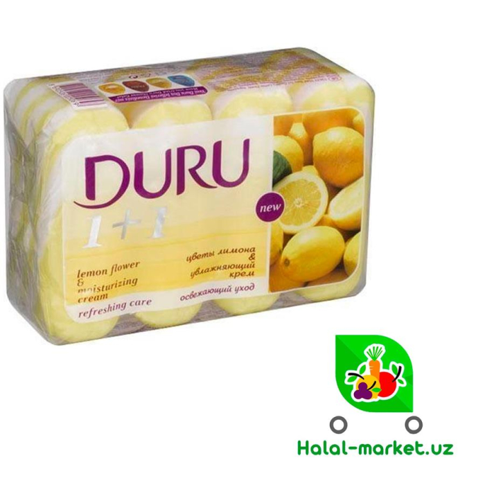 Мыло DURU FRESH Lemon 4*100гр