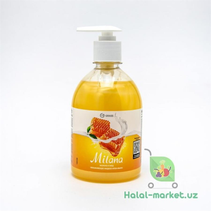 Мыло жид. MILANA Молоко и Мед 500мл