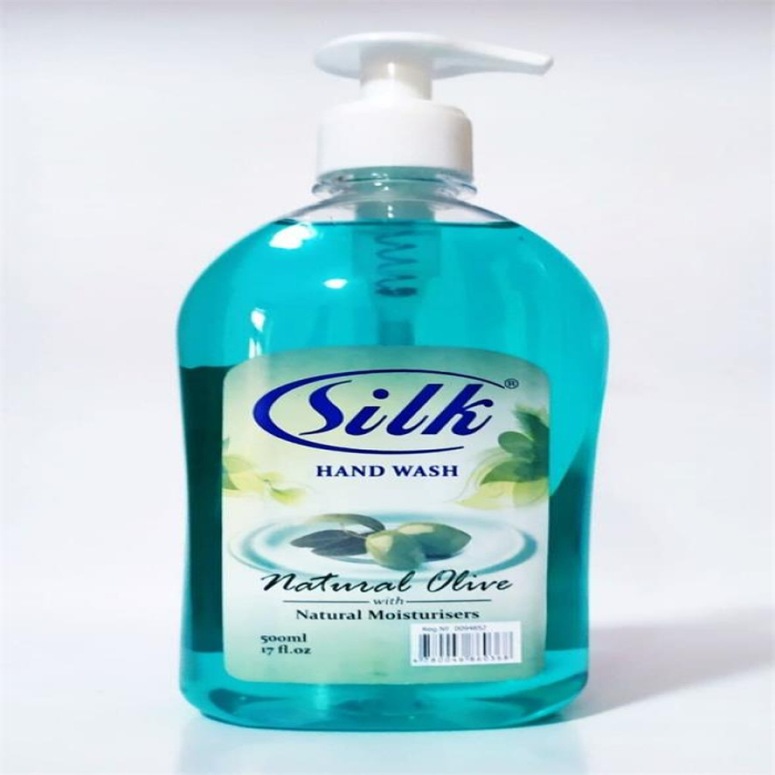 Мыло жидкое SILK Оливковое 0,5л
