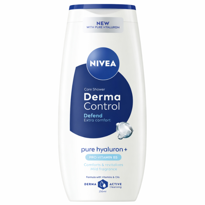 Гель для душа NIVEA DERMA CONTROL витамин Б5 250мл