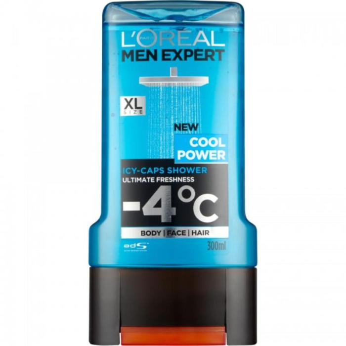 Гель для душа LO'REAL Cool Power 300МЛ