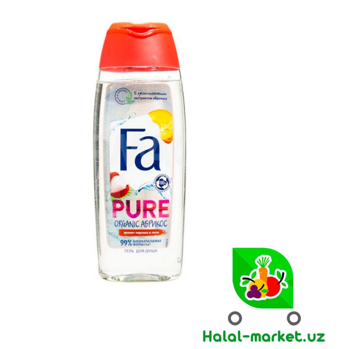 Гель для душа Fa Organic Абрикос 250мл