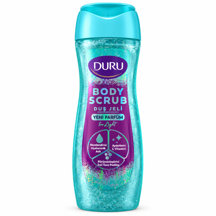 Гель для душа и скраб DURU ICE LIGHT 450мл