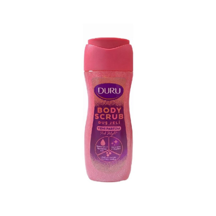 Гель для душа и скраб DURU Pink Delight 450мл