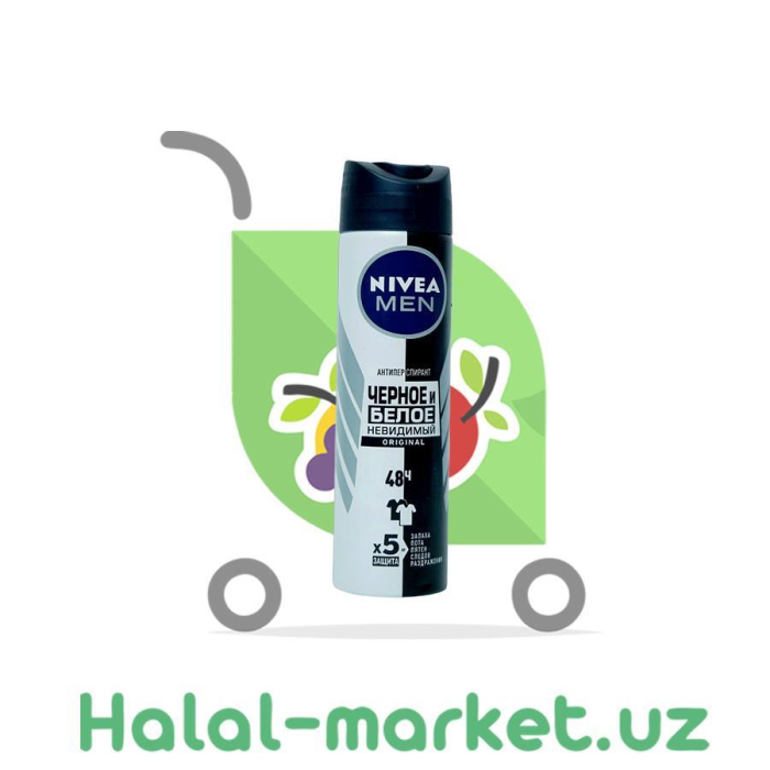 Антиперспирант ролик NIVEA MEN Черное и Белое FRESH 50мл