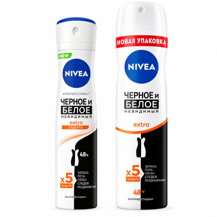 Дезодарант NIVEA Черное и Белое EXTRA 150мл