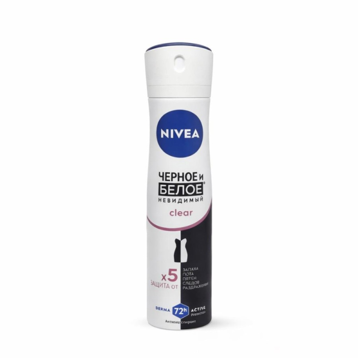 Дезод.спрей NIVEA WOMEN Невидимый CLEAR 150мл