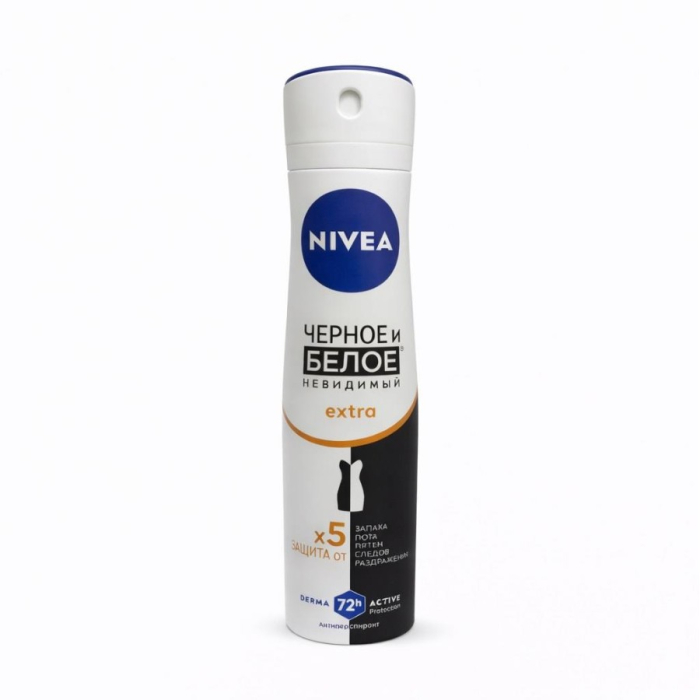 Део-спрей NIVEA WOMEN Черное и Белое Невидимый Extra 150мл
