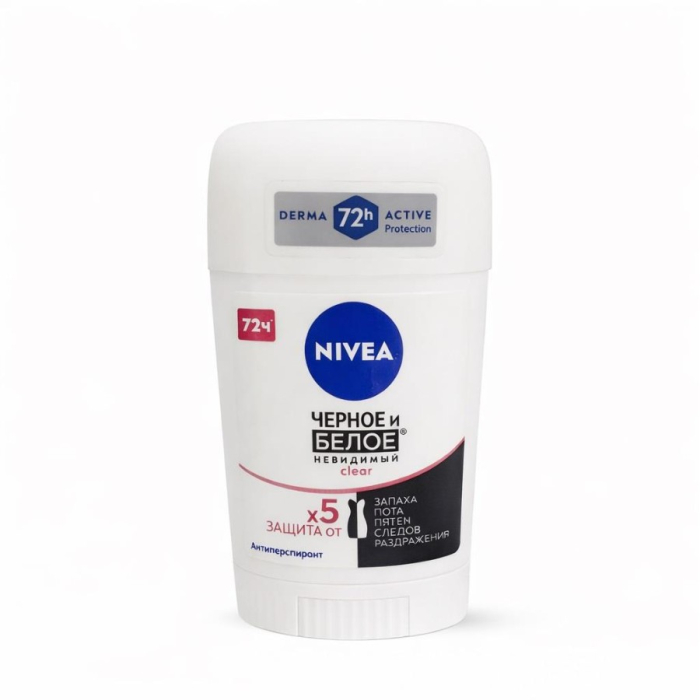 Антиперспирант ролик NIVEA WOMEN Черное и Белое CLEAR 50мл