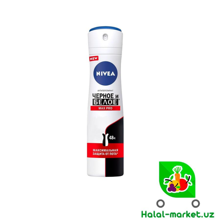 Дезодорант спрей NIVEA Черное и Белое Невид. Max Pro 150ml