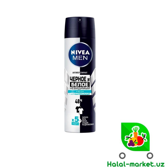 Дезодорант спрей NIVEA MEN Fresh Невидимый 150мл