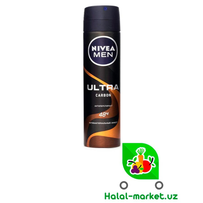 Дезодорант спрей NIVEA MEN ULTRA CARBON 150мл
