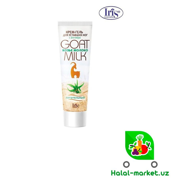 Крем-бальзам для ног IRIS GOAT MILK Питательный 100мл
