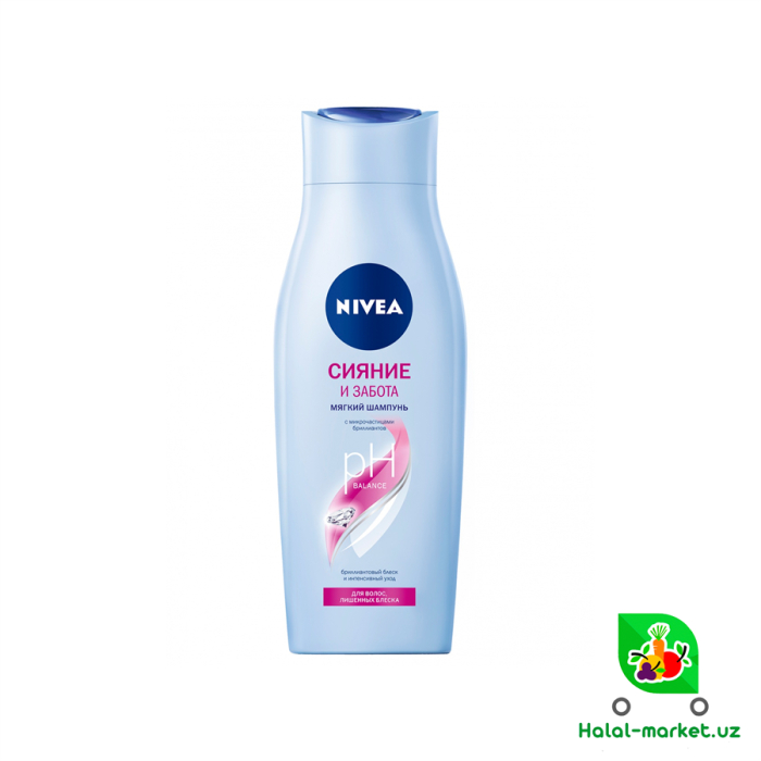 Шампунь для женщин NIVEA Сияние и Забота 250мл