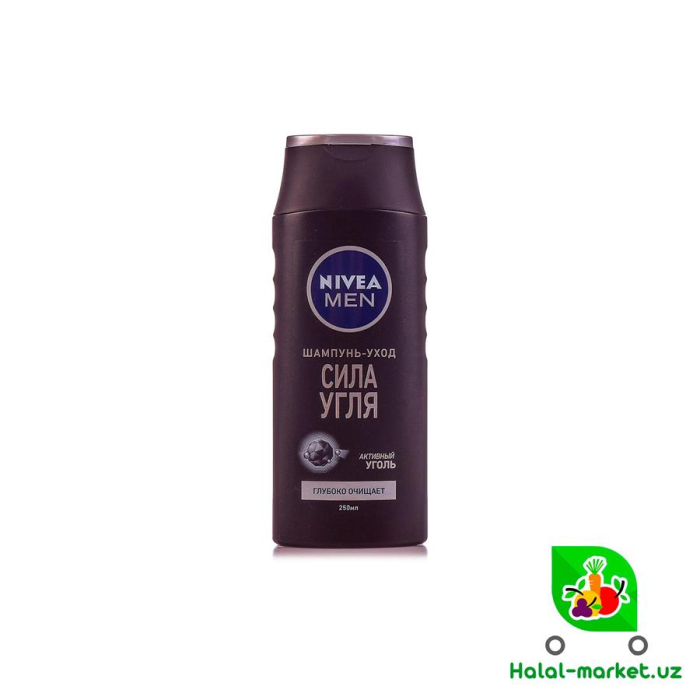 Шампунь NIVEA MEN Сила Угля 250мл