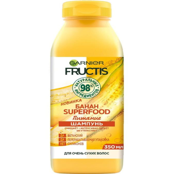Шампунь FRUCTIS SUPERFOOD Банан 350мл