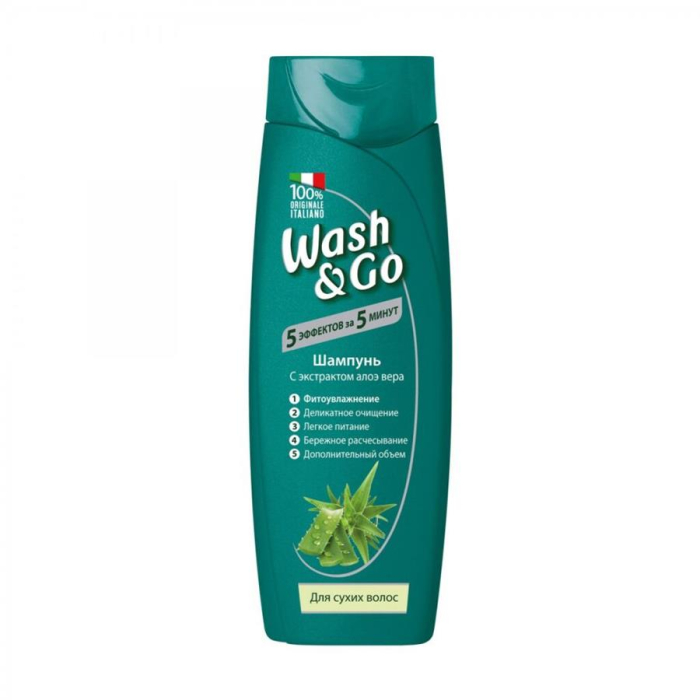 Шапмунь Wash-GO с алоэ для сухих 400мл