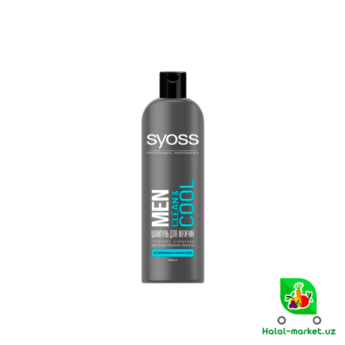 Шампунь Syoss Clean & cool 450мл