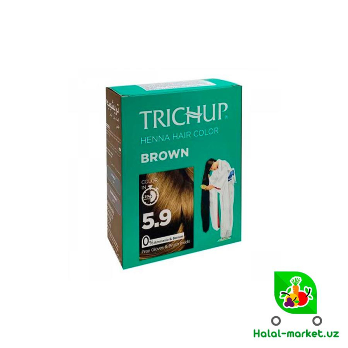 Хна для волос TRICHUP цвет BROWN 60г