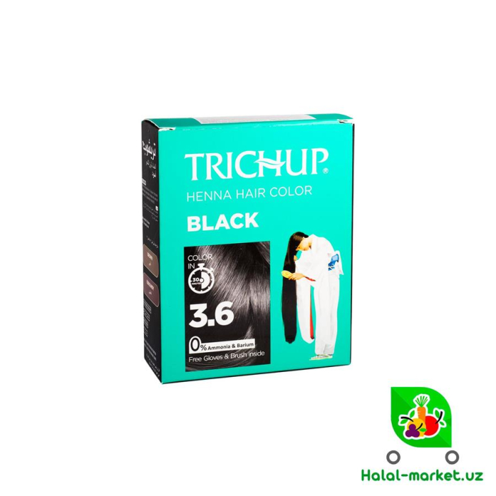 Хна для волос TRICHUP цвет BLACK 60г