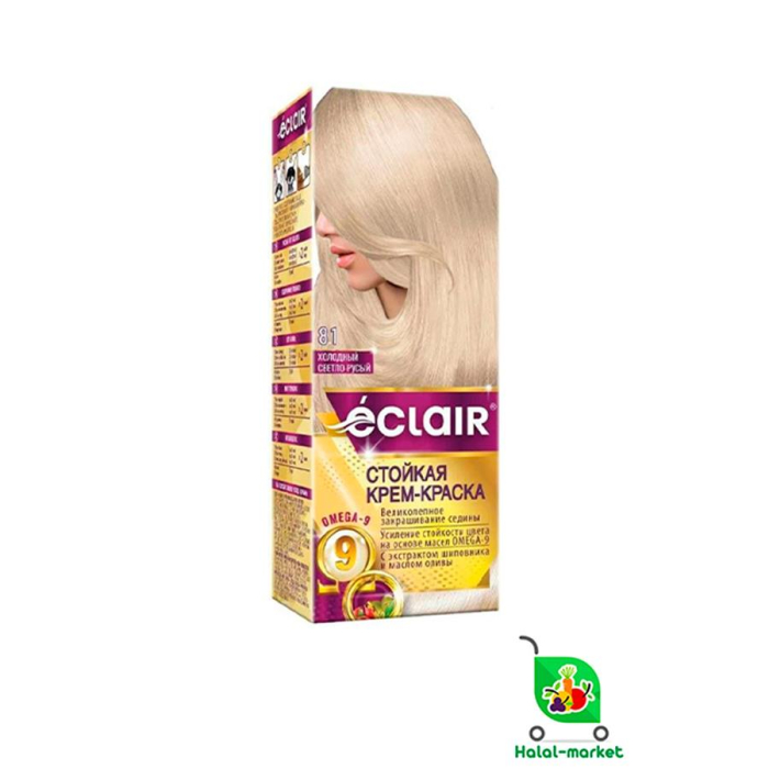 Краска Для Волос ECLAIR 8.1 Холодный Светло-Русый